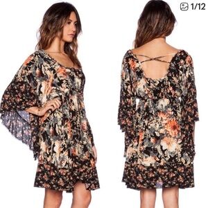 Free People Heart of Gold Mini Dress In Moonlight Size Small